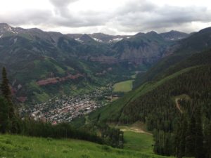 Looking Down the Mountain